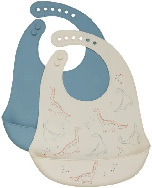 Silikoniruokalappu (2-Pack) - 419 - ONESIZE