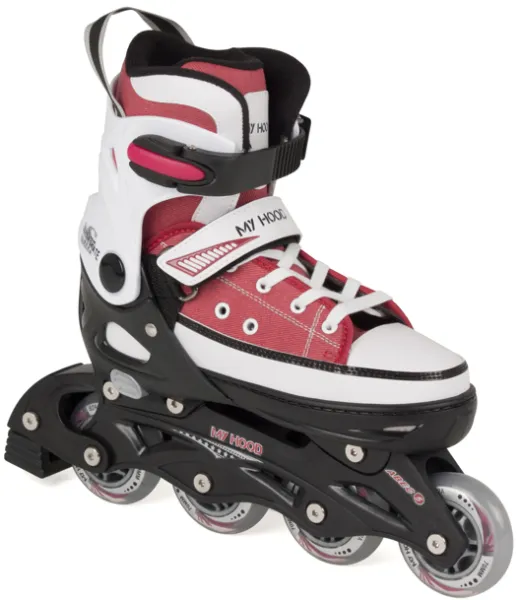 Inliners My Hood canvas rollers punainen koko 29-32